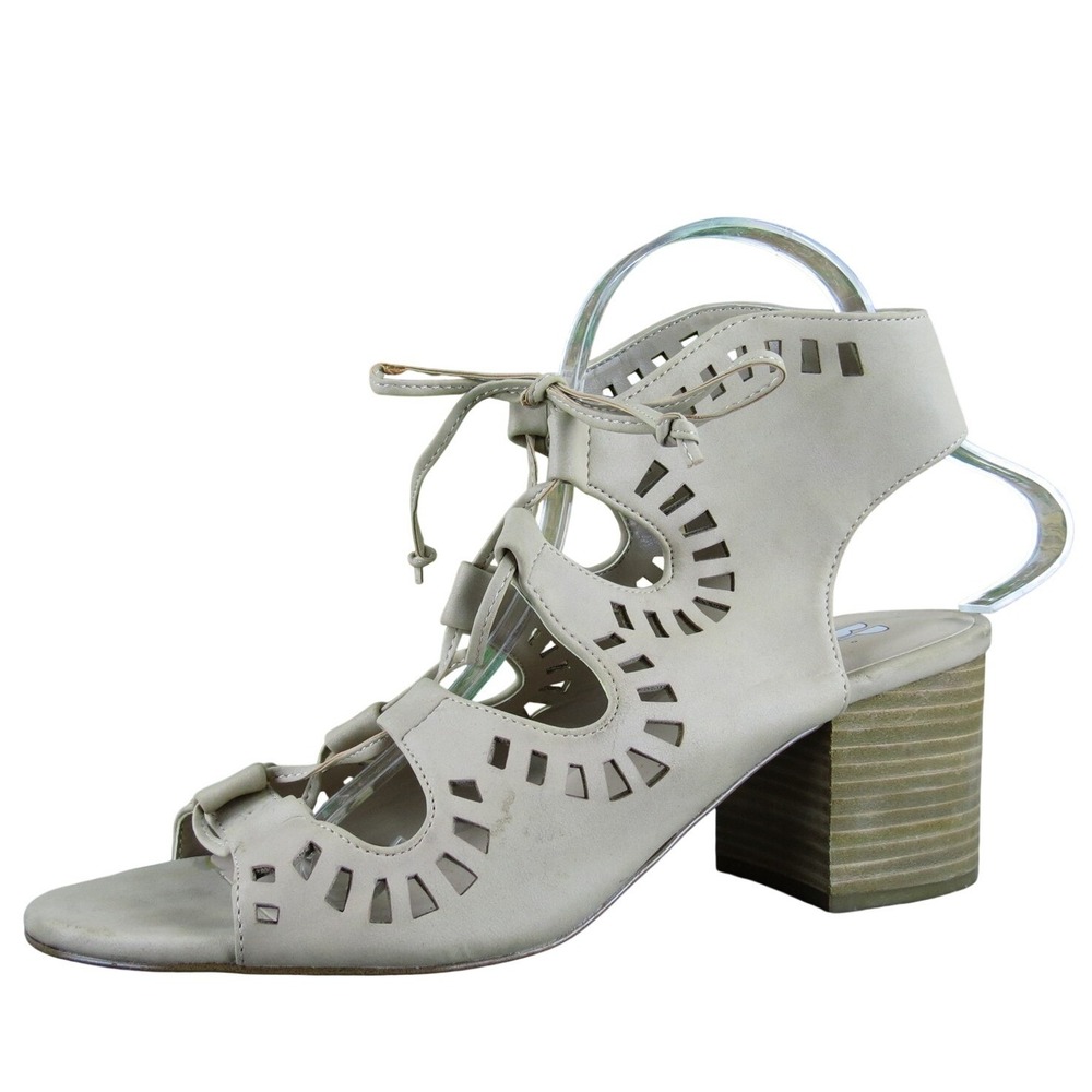 BP. Women's  Strappy Beige Synthetic Sz‎ 10 Medium Gently Used 2025
